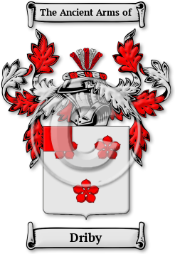Driby Family Crest Download (jpg) Legacy Series - 150 DPI