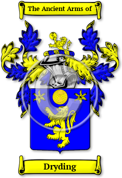 Dryding Family Crest Download (jpg) Legacy Series - 150 DPI