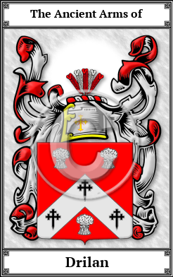 Drilan Family Crest Download (JPG) Book Plated - 600 DPI