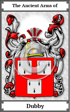 Dubby Family Crest Download (JPG)  Book Plated - 150 DPI