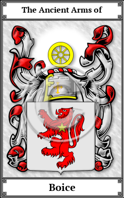 Boice Family Crest Download (JPG)  Book Plated - 150 DPI