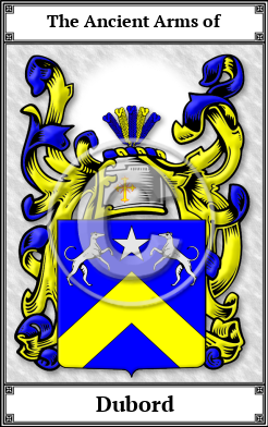Dubord Family Crest Download (JPG)  Book Plated - 150 DPI