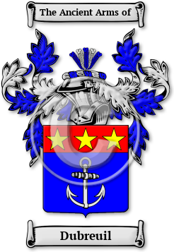 Dubreuil Family Crest Download (JPG) Legacy Series - 600 DPI