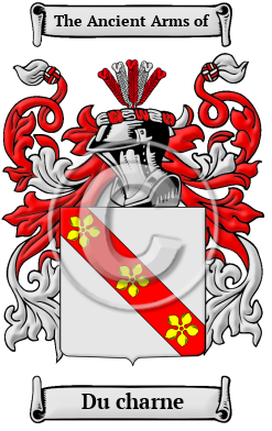Du charne Family Crest Download (JPG) Heritage Series - 300 DPI