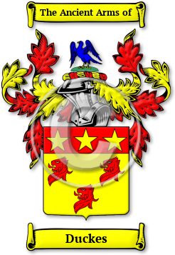 Duckes Family Crest Download (jpg) Legacy Series - 150 DPI