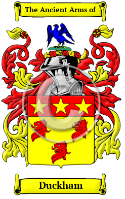 Duckham Family Crest Download (JPG) Heritage Series - 300 DPI