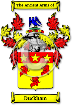 Duckham Family Crest Download (jpg) Legacy Series - 150 DPI