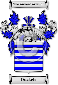 Duckels Family Crest Download (jpg) Legacy Series - 150 DPI