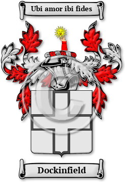 Dockinfield Family Crest Download (jpg) Legacy Series - 150 DPI