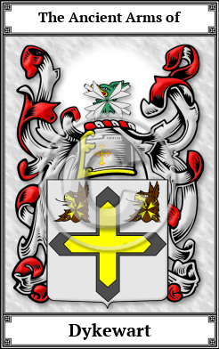 Dykewart Family Crest Download (JPG)  Book Plated - 150 DPI