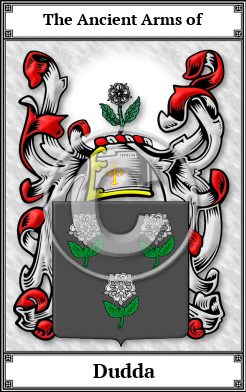 Dudda Family Crest Download (JPG)  Book Plated - 150 DPI