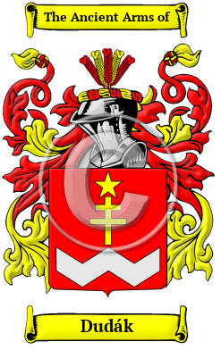 Dudák Family Crest Download (JPG) Heritage Series - 300 DPI