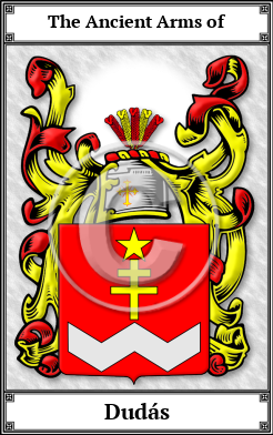 Dudás Family Crest Download (JPG)  Book Plated - 150 DPI