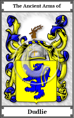 Dudlie Family Crest Download (JPG) Book Plated - 600 DPI