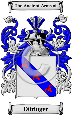 Düringer Family Crest/Coat of Arms