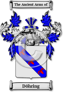 Döhring Family Crest Download (jpg) Legacy Series - 150 DPI