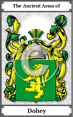 Dohey Family Crest Download (JPG)  Book Plated - 150 DPI