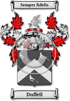 Duffell Family Crest Download (jpg) Legacy Series - 150 DPI