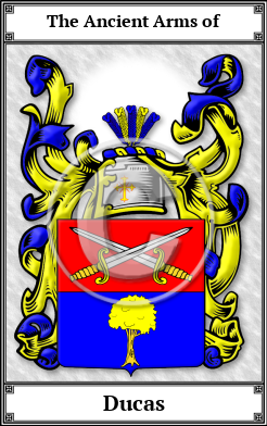 Ducas Family Crest Download (JPG) Book Plated - 600 DPI