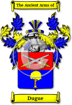 Dugue Family Crest Download (JPG) Legacy Series - 600 DPI