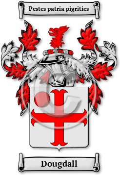 Dougdall Family Crest Download (jpg) Legacy Series - 150 DPI