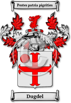 Dugdel Family Crest Download (JPG) Legacy Series - 600 DPI