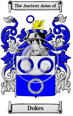 Dokes Family Crest/Coat of Arms