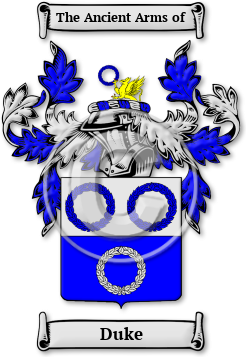 Duke Family Crest Download (jpg) Legacy Series - 150 DPI
