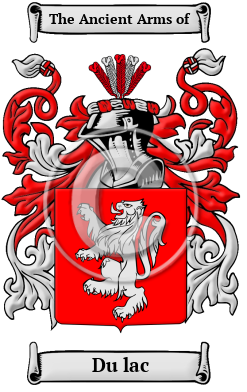 Du lac Family Crest/Coat of Arms