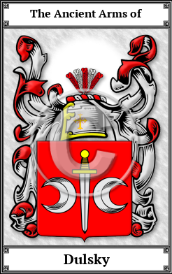 Dulsky Family Crest Download (JPG)  Book Plated - 150 DPI
