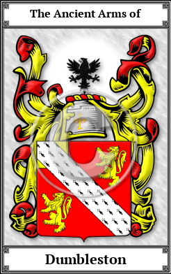 Dumbleston Family Crest Download (JPG) Book Plated - 600 DPI