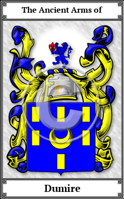 Dumire Family Crest Download (JPG)  Book Plated - 150 DPI