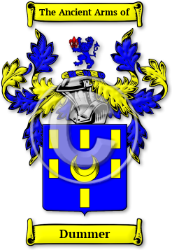Dummer Family Crest Download (jpg) Legacy Series - 150 DPI