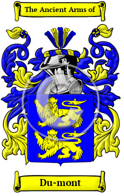 Du-mont Family Crest Download (JPG) Heritage Series - 300 DPI