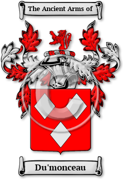 Du'monceau Family Crest Download (jpg) Legacy Series - 150 DPI