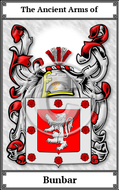 Bunbar Family Crest Download (JPG)  Book Plated - 150 DPI