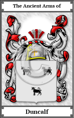 Duncalf Family Crest Download (JPG) Book Plated - 600 DPI