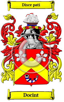Docint Family Crest/Coat of Arms