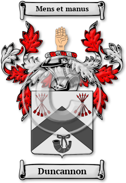 Duncannon Family Crest Download (jpg) Legacy Series - 150 DPI