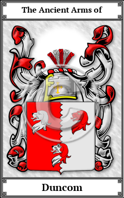 Duncom Family Crest Download (JPG)  Book Plated - 150 DPI