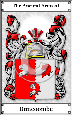 Duncoombe Family Crest Download (JPG) Book Plated - 600 DPI