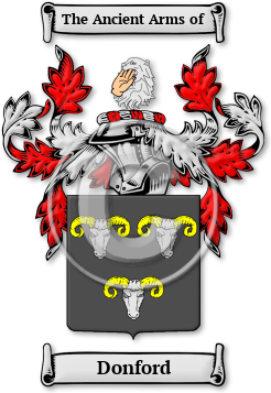 Donford Family Crest Download (jpg) Legacy Series - 150 DPI