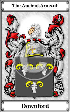 Downford Family Crest Download (JPG)  Book Plated - 150 DPI