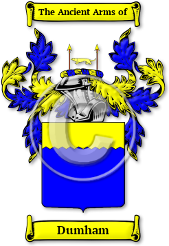 Dumham Family Crest Download (jpg) Legacy Series - 150 DPI