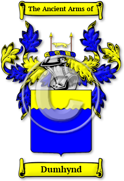 Dumhynd Family Crest Download (jpg) Legacy Series - 150 DPI