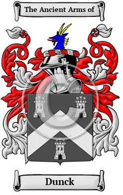 Dunck Family Crest/Coat of Arms