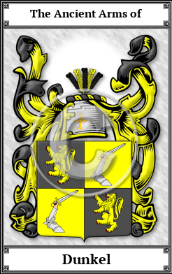 Dunkel Family Crest Download (JPG) Book Plated - 600 DPI