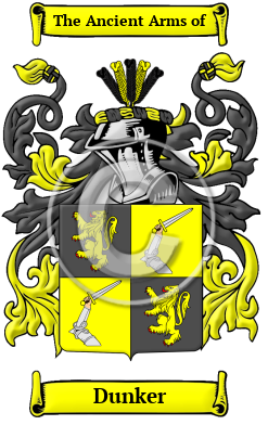 Dunker Family Crest Download (JPG) Heritage Series - 600 DPI