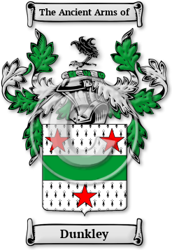 Dunkley Family Crest Download (JPG) Legacy Series - 600 DPI