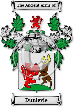 Dunlevie Family Crest Download (jpg) Legacy Series - 150 DPI